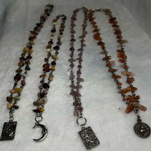 Custom Crystal Chip Necklaces